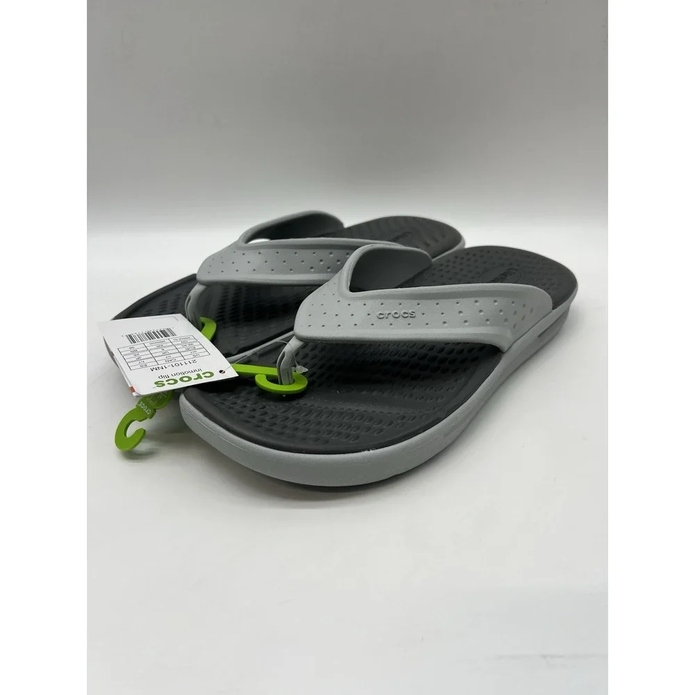 Crocs Men's Inmotion Flip Flop Sandals Size 7 Gray 211101 1NM
